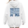 Who Needs Umpires When We Have Baseball Moms Groovy Retro Women Hoodie Back Print Who Needs Umpires When We Have Baseball Moms Groovy Retro Women Hoodie Back Print
