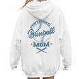 Professional Baseball Mom Team Sports Women Hoodie Back Print