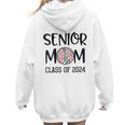 Proud Senior Baseball Mom Senior 2024 Class Leopard Game Day Women Hoodie Back Print Proud Senior Baseball Mom Senior 2024 Class Leopard Game Day Women Hoodie Back Print