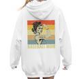 Retro Baseball Mom Sport Lover Vintage Women Hoodie Back Print Retro Baseball Mom Sport Lover Vintage Women Hoodie Back Print