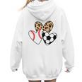 Soccer Baseball Heart Soccer Baseball Mom Women Hoodie Back Print Soccer Baseball Heart Soccer Baseball Mom Women Hoodie Back Print