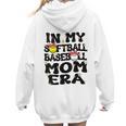 In My Softball Baseball Mom Era Retro Groovy Mom Of Both Women Hoodie Back Print In My Softball Baseball Mom Era Retro Groovy Mom Of Both Women Hoodie Back Print
