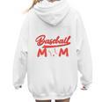 Somebody's Loud Mouth Baseball Mom Mama Premium Women Hoodie Back Print