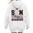 My Son Throws Harder Than Your Husband Baseball Mom Women Hoodie Back Print My Son Throws Harder Than Your Husband Baseball Mom Women Hoodie Back Print