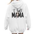 T-Ball Mama Baseball Mama Baseball Mom Women Hoodie Back Print
