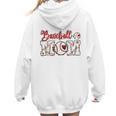 Vintage Baseball Mom Sports Fan Love Heart Women Hoodie Back Print Vintage Baseball Mom Sports Fan Love Heart Women Hoodie Back Print