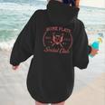 2024 Home Plate Social Club Softball Season Tee Baseball Mom Women Hoodie Back Print 2024 Home Plate Social Club Softball Season Tee Baseball Mom Women Hoodie Back Print