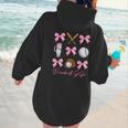 Baseball Gigi Era Bows Baseball Mom Women Women Hoodie Back Print