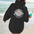 Baseball Mama Baseball Mom Matching Family Crazy Proud Women Hoodie Back Print