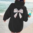 Baseball Mom Coquette Bow Baseball Mama Women Hoodie Back Print Baseball Mom Coquette Bow Baseball Mama Women Hoodie Back Print