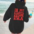In My Baseball Mom Era Red Women Hoodie Back Print