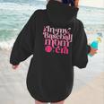 In My Baseball Mom Era Retro Mom Life Mother's Day 2024 Women Hoodie Back Print