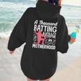 Baseball Mom Heart Ball Graphic Mother's Day Women Hoodie Back Print Baseball Mom Heart Ball Graphic Mother's Day Women Hoodie Back Print