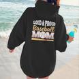 Baseball Mom Leopard Print Loud And Proud With Ball & Bat Women Hoodie Back Print Baseball Mom Leopard Print Loud And Proud With Ball & Bat Women Hoodie Back Print