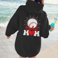 Baseball Mom Mama Mother's Day Sport Lover Women Hoodie Back Print Baseball Mom Mama Mother's Day Sport Lover Women Hoodie Back Print
