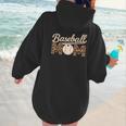 Baseball Mom Mothers' Day Women Hoodie Back Print Baseball Mom Mothers' Day Women Hoodie Back Print