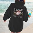 Baseball Mom Like A Normal Mom But Louder & Prouder Women Women Hoodie Back Print