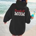 Baseball Mom Sporty Humor Women Hoodie Back Print Baseball Mom Sporty Humor Women Hoodie Back Print