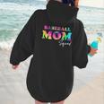 Baseball Mom Squad Tie Dye Cute Ball Mom Women Hoodie Back Print Baseball Mom Squad Tie Dye Cute Ball Mom Women Hoodie Back Print