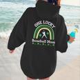 Baseball Mom St Patrick's Day Irish Shamrock Sports Women Hoodie Back Print Baseball Mom St Patrick's Day Irish Shamrock Sports Women Hoodie Back Print