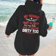 Baseball Moms My Kids Are Dirty Too Women Hoodie Back Print