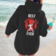 Best Baseball Mom Ever Baseball Women Hoodie Back Print