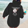 My Boy Might Not Always Swing Humors Baseball Mom Women Hoodie Back Print