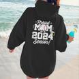 Class Of 2024 Senior Year Baseball Mom Senior 2024 Women Hoodie Back Print Class Of 2024 Senior Year Baseball Mom Senior 2024 Women Hoodie Back Print