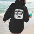 Custom Baseball Mom Number 8 Heart For Mom Women Hoodie Back Print Custom Baseball Mom Number 8 Heart For Mom Women Hoodie Back Print