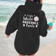 I Hate White Baseball Pants Quote For a Baseball Mom Women Hoodie Back Print I Hate White Baseball Pants Quote For a Baseball Mom Women Hoodie Back Print