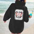 My Heart Is On That Field Baseball Mom Momm Women Hoodie Back Print My Heart Is On That Field Baseball Mom Momm Women Hoodie Back Print