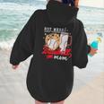 Hot Mess Always Stressed Baseball Mom Women Hoodie Back Print Hot Mess Always Stressed Baseball Mom Women Hoodie Back Print