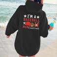 I'm A Baseball Mom Of Course I'm Broke Women Hoodie Back Print
