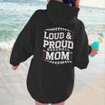 Loud & Proud Baseball Mom Mama Sport Cute Women Hoodie Back Print