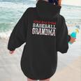 Loud And Proud Baseball Grandma Baseball Mom Heart Women Hoodie Back Print