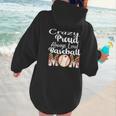 Loud And Proud Baseball Mom Messy Bun 2024 Women Hoodie Back Print