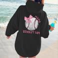 Mama Biggest Fan Coquette Bow Baseball Mom Fan Mother's Day Women Hoodie Back Print Mama Biggest Fan Coquette Bow Baseball Mom Fan Mother's Day Women Hoodie Back Print