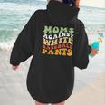 Moms Against Baseball Pants Retro Baseball Mom Women Hoodie Back Print Moms Against Baseball Pants Retro Baseball Mom Women Hoodie Back Print