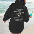 Mothering Boys Messy Loud Chaotic Baseball Mom Women Hoodie Back Print Mothering Boys Messy Loud Chaotic Baseball Mom Women Hoodie Back Print