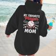 Mother's Day Baseball Mom Women Hoodie Back Print Mother's Day Baseball Mom Women Hoodie Back Print