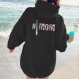 Number One Baseball Mom For Mothers Day Baseball Mommy Women Hoodie Back Print Number One Baseball Mom For Mothers Day Baseball Mommy Women Hoodie Back Print