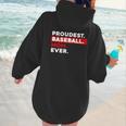 Proudest Baseball Mom Ever Women Hoodie Back Print Proudest Baseball Mom Ever Women Hoodie Back Print