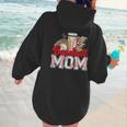 Retro Coffee Baseball Mama Mother's Day Baseball Mom Women Hoodie Back Print Retro Coffee Baseball Mama Mother's Day Baseball Mom Women Hoodie Back Print