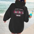 Retro Groovy Baseball Mom Proud Baseball Mom Women Hoodie Back Print Retro Groovy Baseball Mom Proud Baseball Mom Women Hoodie Back Print