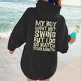 Sassy Baseball Mom Women Hoodie Back Print Sassy Baseball Mom Women Hoodie Back Print