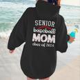 Senior Baseball Mom Class Of 2024 Baseball Senior Night Women Hoodie Back Print Senior Baseball Mom Class Of 2024 Baseball Senior Night Women Hoodie Back Print