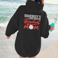 Somebody's Loud Mouth Baseball Mom Mama Women Hoodie Back Print Somebody's Loud Mouth Baseball Mom Mama Women Hoodie Back Print