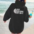 Sports Meme Rub Some Dirt On It For Baseball Mom Women Hoodie Back Print