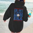 In My T-Ball Mom Era Baseball Mom Groovy Mother's Day Women Hoodie Back Print In My T-Ball Mom Era Baseball Mom Groovy Mother's Day Women Hoodie Back Print