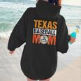 Texas Baseball Mom Design Baseball Player And Baseball Women Hoodie Back Print Texas Baseball Mom Design Baseball Player And Baseball Women Hoodie Back Print